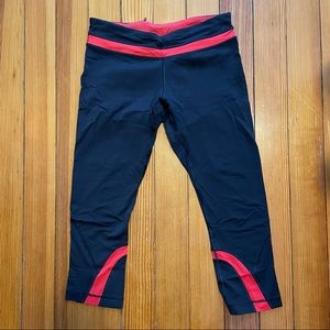 Lululemon crop running pants, size 8